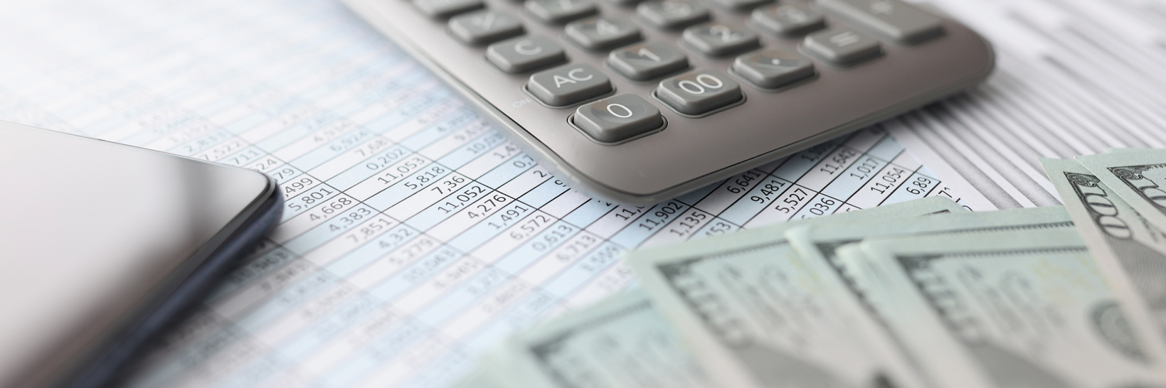 American Banknotes, along with Financial Statement and Calculato